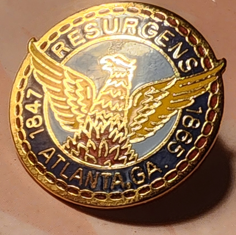 Collectible Official Seal of the City of Atlanta Georgia Lapel Shirt Pin. Great - Picture 2 of 8